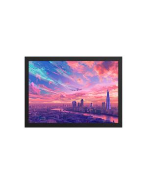 Framed matte paper poster