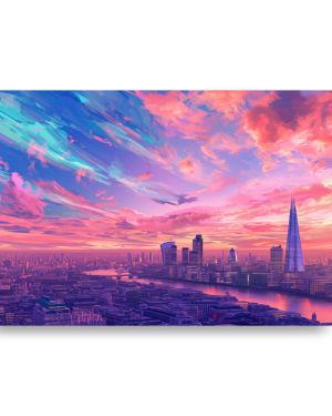 Pop Art Skyline – London Skyline